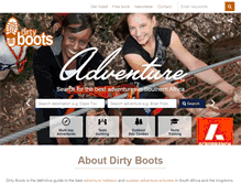 Tablet Screenshot of dirtyboots.co.za